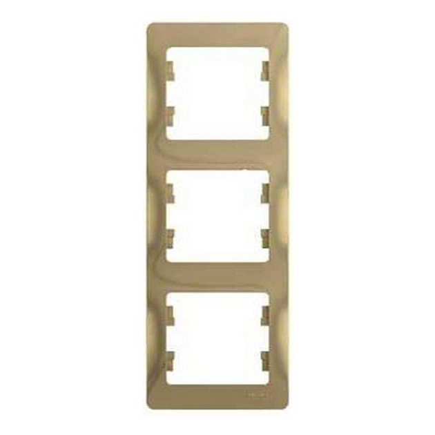 Рамка 3-постовая Systeme Electric Glossa титан GSL000407 Фото № 1