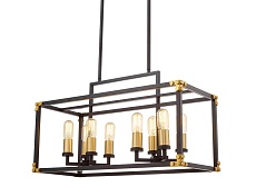 Подвесная люстра Lumina Deco Waldorf LDP 1140-8 BK+MD 5