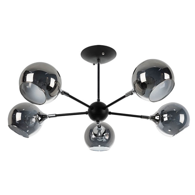 Потолочная люстра Arte Lamp Lagos A2708PL-5BK фото 