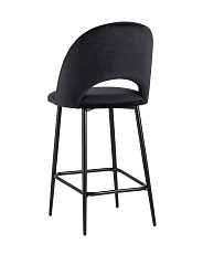 Полубарный стул Stool Group Меган велюр черный AV 415-H75-08(PP) 4