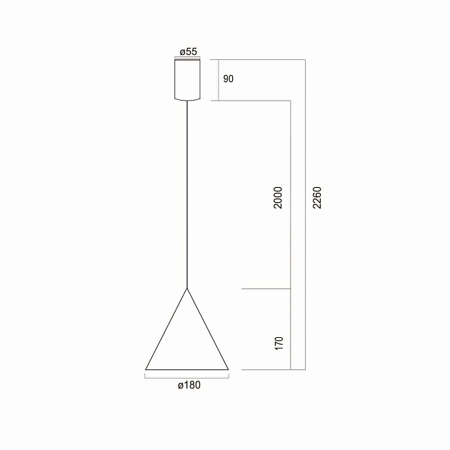 Подвесной светильник Mantra Cono 9451 Фото № 4