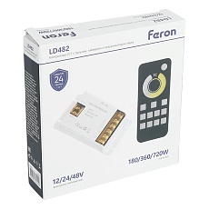 Контроллер CCT с пультом, таймером и визуализатором звука 12-24-48V Feron LD482 52097 1