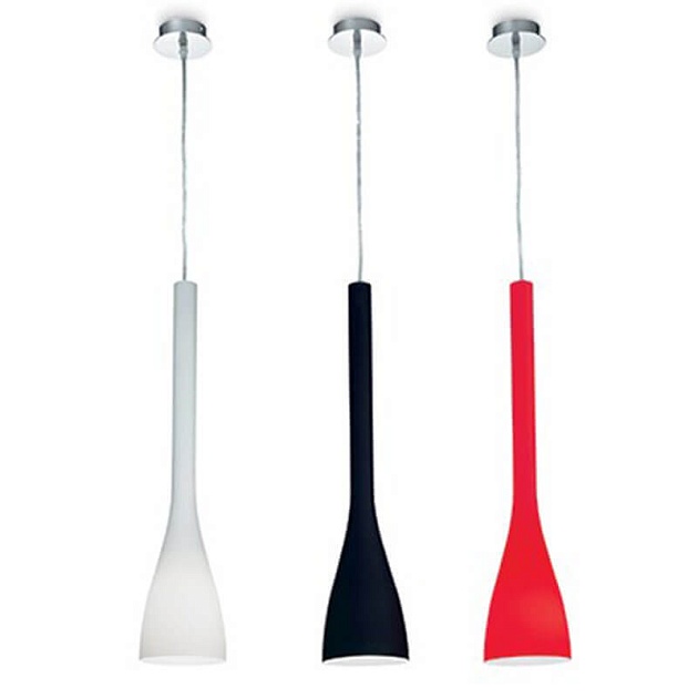Подвесной светильник Ideal Lux Flut SP1 Small Rosso 035703 Фото № 2