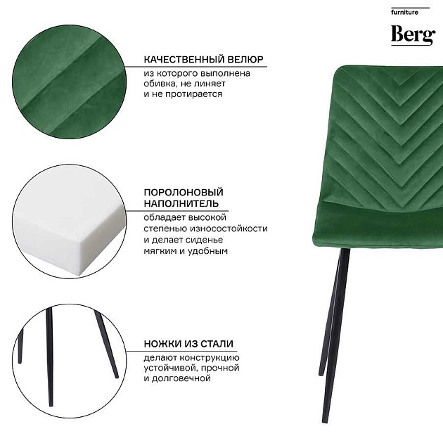 Кухонный стул Bergenson Bjorn Clifford BECH-CL10863 изображение 2 Кухонный стул Bergenson Bjorn Clifford BECH-CL10863 Фото № 2