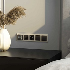 Рамка на 5 постов Werkel Stark слоновая кость W0051803 4690389161933 1