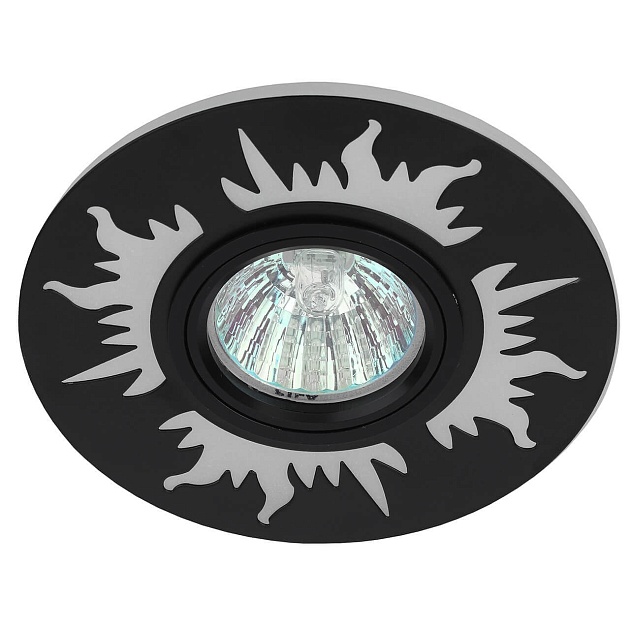 Встраиваемый светильник ЭРА LED с подсветкой DK LD30 BK Б0036498 фото 