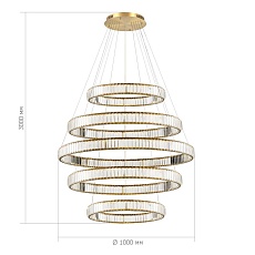 Подвесной светодиодный светильник ST Luce Tivoli SL1622.313.05 2
