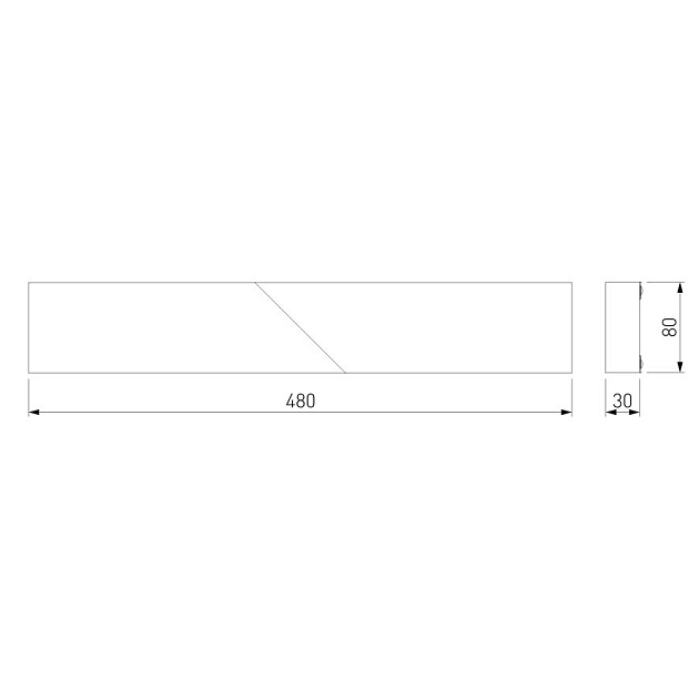 Настенный светодиодный светильник Elektrostandard Snip 40107/LED темно-серый a055430 фото 2