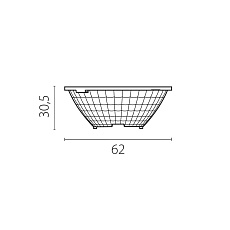 Сменная оптика 36G к 2152хх max 24W Lightstar Alta Base 215203 1