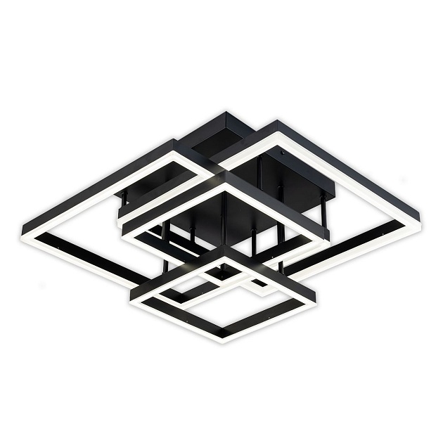 Потолочный светодиодный светильник Escada Union 10229/4LED Black Фото № 1