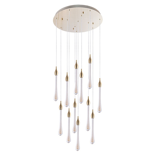 Каскадная люстра Arte Lamp RAINDROP A1803LM-36PB Фото № 1