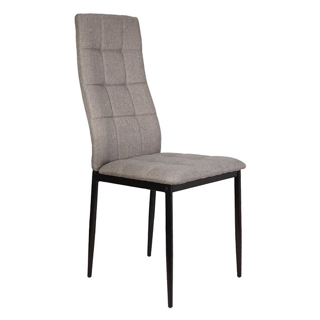 Кухонный стул AksHome Sky бежевый, ткань, цвет каркаса черный 58759 Фото № 1