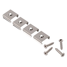 Скоба крепления General с шурупом для профиля GAL-12-16-С-IP20 10шт в уп.