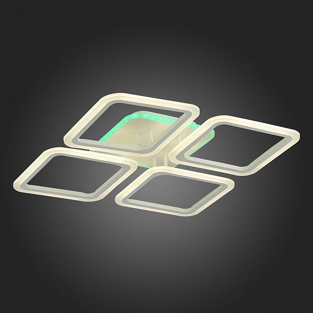 Потолочная светодиодная люстра Evoluce Qutro SLE200452-04RGB изображение 9 Потолочная светодиодная люстра Evoluce Qutro SLE200452-04RGB Фото № 9