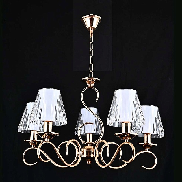 Подвесная люстра ЭкономСвет 13155/5FGD WCL изображение 1 Подвесная люстра ЭкономСвет 13155/5FGD WCL Фото № 1