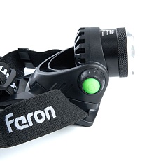 Налобный светодиодный фонарь Feron TH2305 аккумуляторный 80х75 300 лм 41709 5