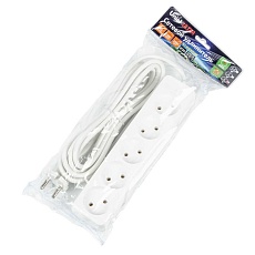 Удлинитель Uniel Ultra 5гн х 3м б/з S-CU5-3 White UL-00009990 2