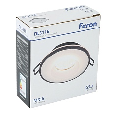 Встраиваемый светильник Feron DL3116 51939 1