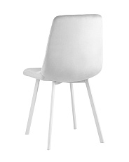 Кухонный стул Stool Group Chilly велюр серебристый (ножки белые) OS-2011 HLR-14 wl 5