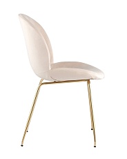 Кухонный стул Stool Group Турин бархат бежевый золотые ножки 8329 VELVET BEIGE 2