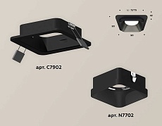 Комплект встраиваемого светильника Ambrella light Techno Spot XC (C7902, N7702) XC7902002 1