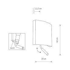 Настенный светильник Nowodvorski Borde II 7985 1