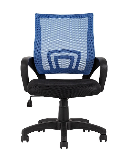 Офисное кресло TopChairs Simple синее D-515 blue изображение 2 Офисное кресло TopChairs Simple синее D-515 blue Фото № 2