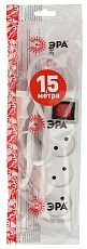 Удлинитель ЭРА 3гн 1,5м б/з U-3s-1,5m-2x1 Б0044049 2