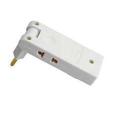 Разветвитель сетевой 4-местный б/з Stekker ADP10-24-21, 250В, 10A, белый 50069 1