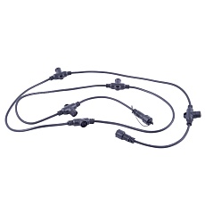 Провод-шина для гирлянд Uniel UCX-F90 T05/2M/BK UL-00013221 2