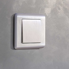 Выключатель Werkel одноклавишный проходной перламутровый рифленый W1112013 4690389160820 5