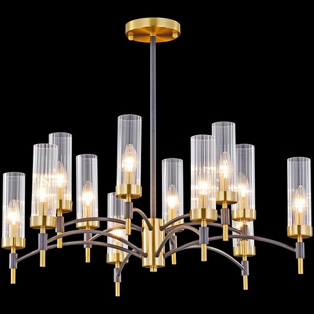 Потолочный светильник ILLUMICO IL5177-6+6PLS-29 BRASS TUBO Фото № 1