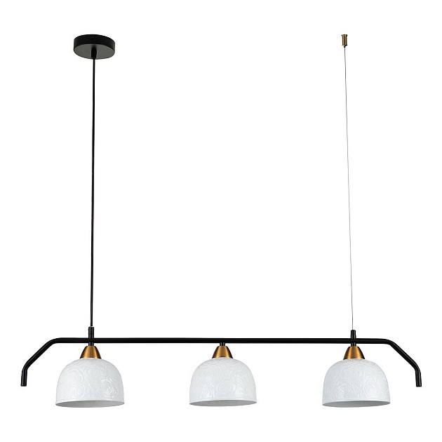 Подвесная люстра Indigo Attimo 10005/3PL Black V000156 Фото № 2