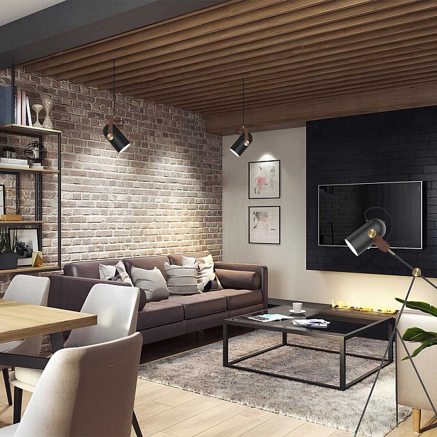 Подвесной светильник Crystal Lux KRUS SP1 BLACK изображение 2 Подвесной светильник Crystal Lux KRUS SP1 BLACK Фото № 2