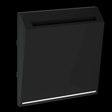 Накладка для выключателя карточного, S70 (черный матовый) Voltum VLS002608