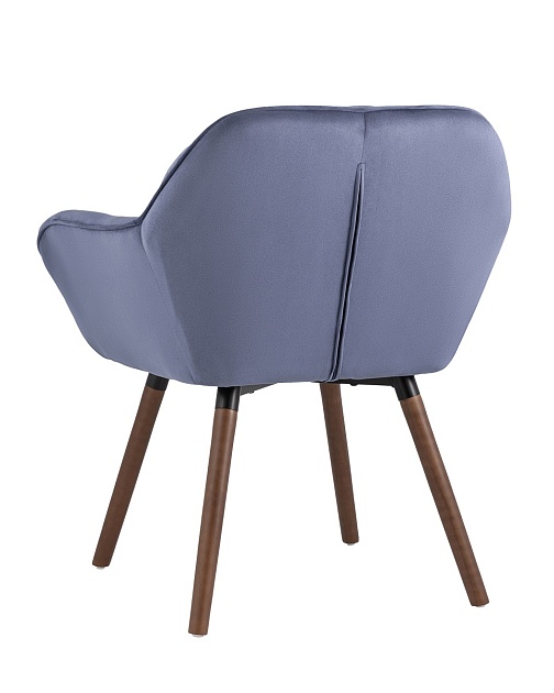 Кресло Stool Group Брайан замша синий BRUYNE HY-82 Фото № 6