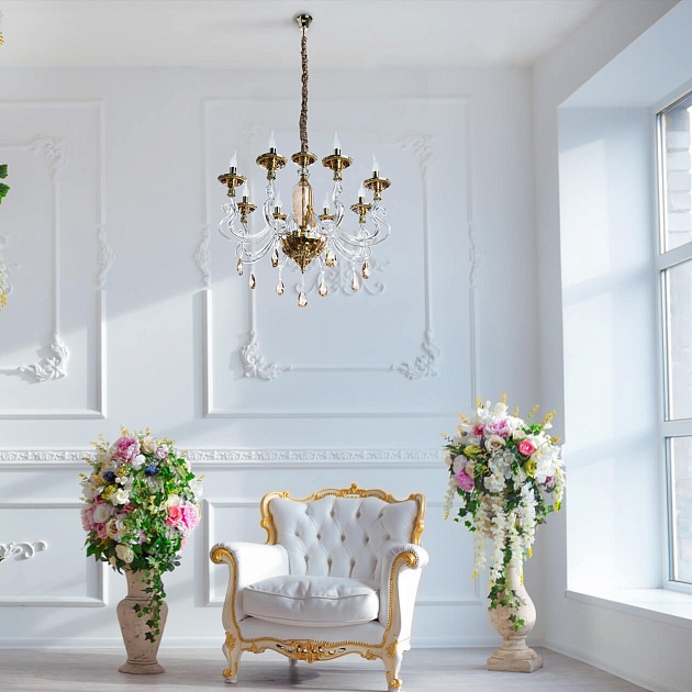 Подвесная люстра Divinare Simona 5125/07 LM-8 Фото № 9