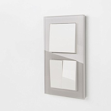 Рамка на 2 поста Werkel Favorit дымчатый W0021117 4690389159695 2