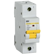 KARAT Автоматический выключатель ВА47-150 1P C 63А 15кА IEK MVA50-1-063-C