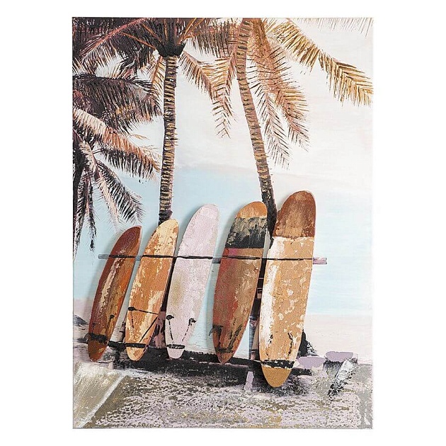 Панно Bergenson Bjorn 3D Surf Board BB0000594 Фото № 1