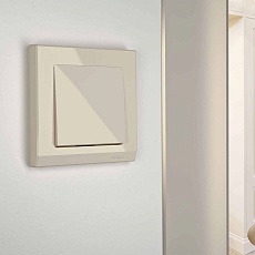 Выключатель Werkel одноклавишный проходной слоновая кость W1112003 4690389155567 5