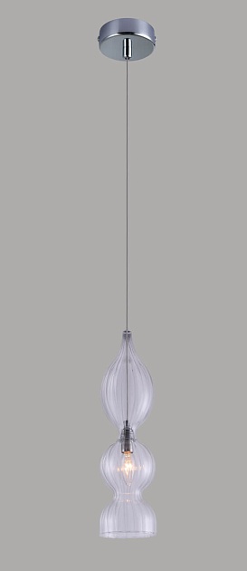 Подвесной светильник Crystal Lux Iris SP1 B Transparent Фото № 2
