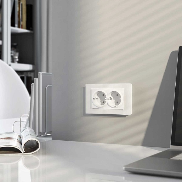 Розетка Werkel двойная W1172061 4690389192111 Фото № 2