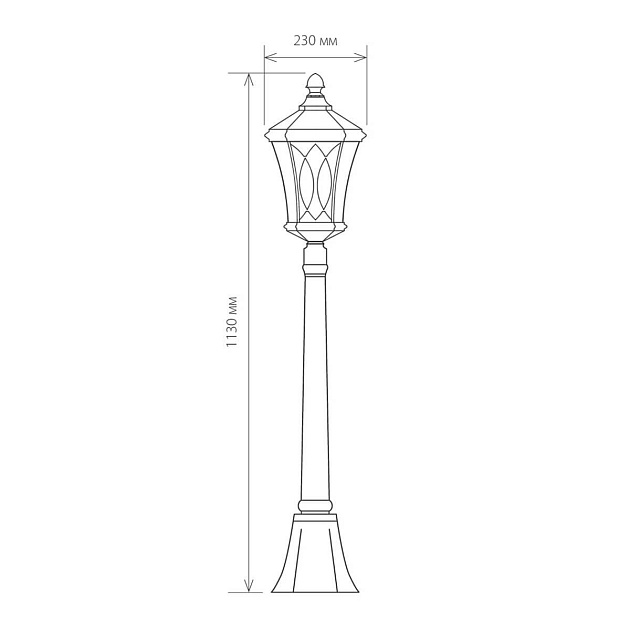 Уличный светильник Elektrostandard Virgo F капучино a031924 фото 3