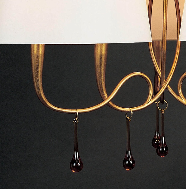 Подвесная люстра Mantra Paola Painted Gold 3540 изображение 6 Подвесная люстра Mantra Paola Painted Gold 3540 Фото № 6