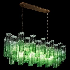 Подвесная люстра Loft IT Murano 10580/1000R Clear green 5
