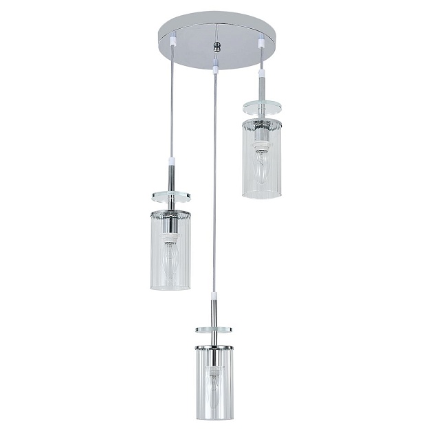 Подвесная люстра Escada Avolto 10191/3 Chrome изображение 1 Подвесная люстра Escada Avolto 10191/3 Chrome Фото № 1