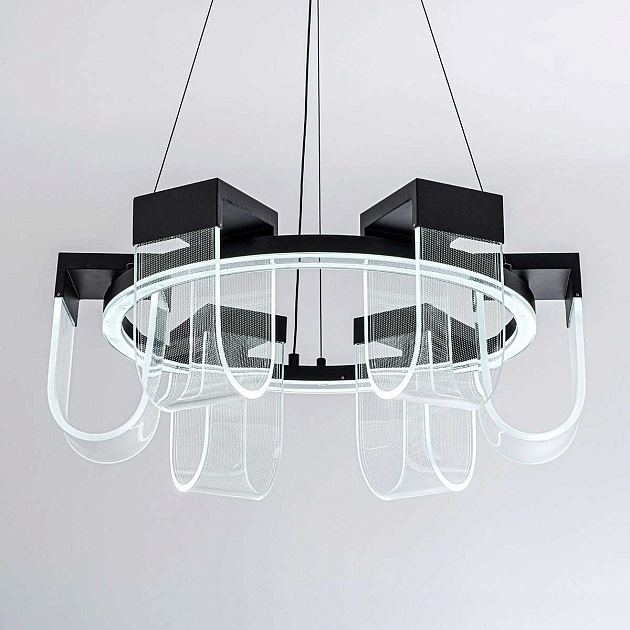 Подвесной cветильник LED4U L7707-600 BK изображение 8 Подвесной cветильник LED4U L7707-600 BK Фото № 8