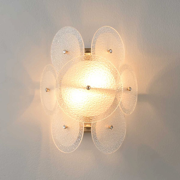 Бра Crystal Lux DANDELION AP2 GOLD Фото № 9