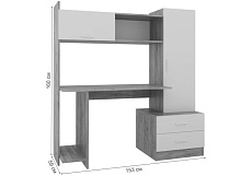 Компьютерный стол Woodville Бишоп 7 559232 1